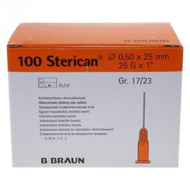 Aguja Sterican 25G 1 0.5 x 25mm