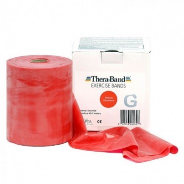 Thera-band 45,7 metros - Rojo (medio)
